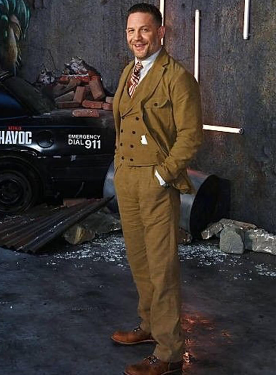 Tom Hardy  HAVOC 2025 Event Brown Suit