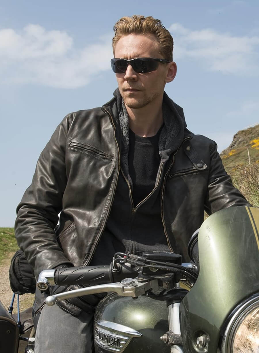 Tom Hiddleston The Night Manager Jonathan Pine Leather Jacket