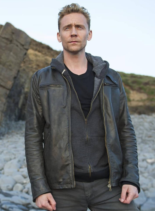 Tom Hiddleston The Night Manager Jonathan Pine Leather Jacket