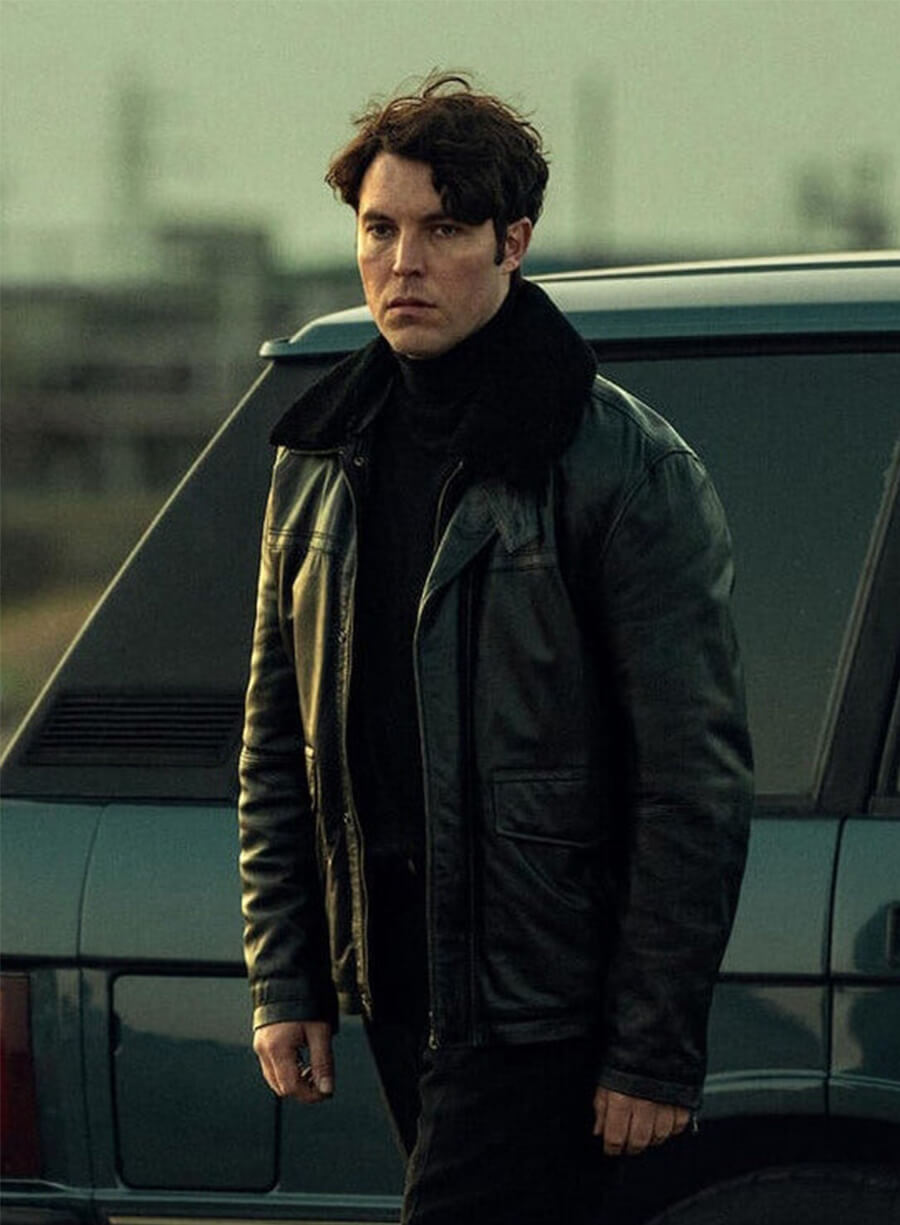 Tom Hughes Legends 2026 Carter Black Leather Jacket 