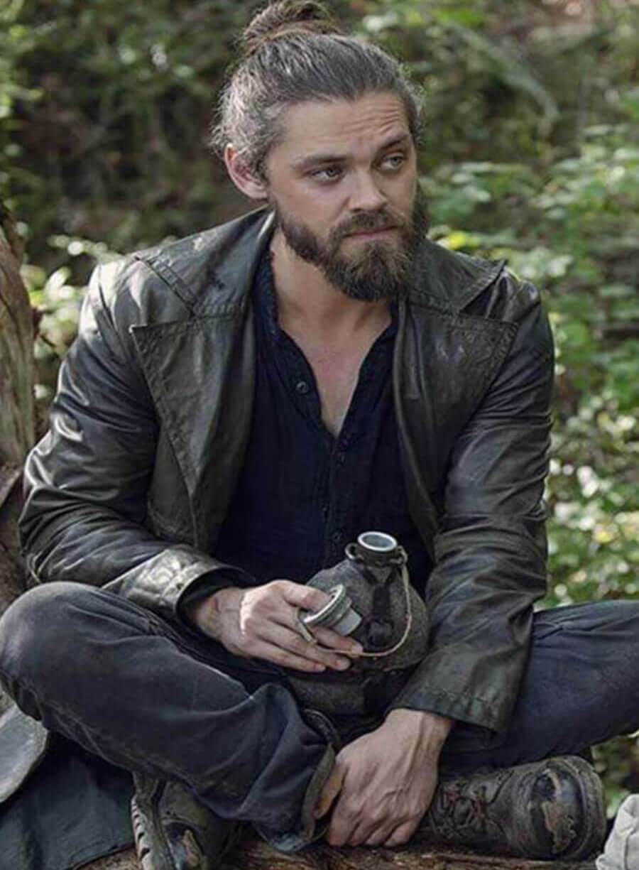 Tom Payne The Walking Dead Paul Jesus Trench Coat