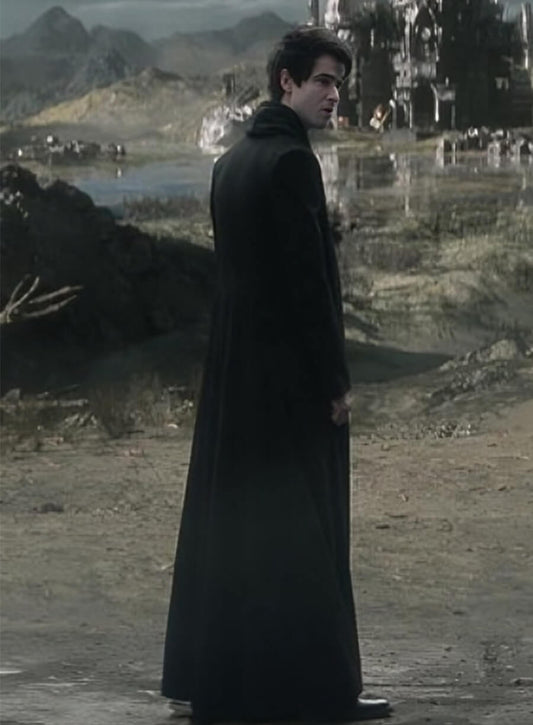 Tom Sturridge The Sandman Dream Black Long Coat
