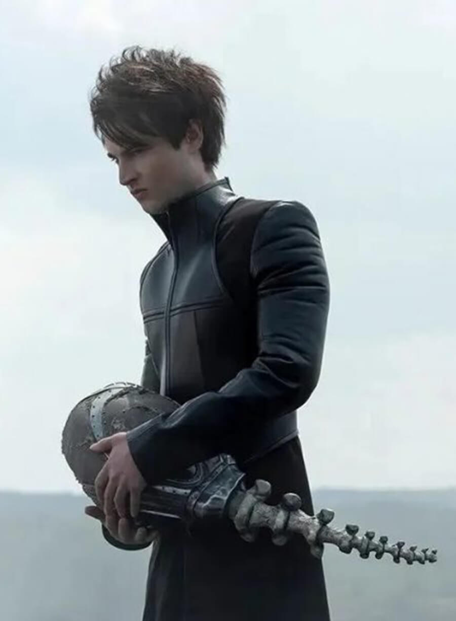 Tom Sturridge The Sandman Dream Leather Black Jacket