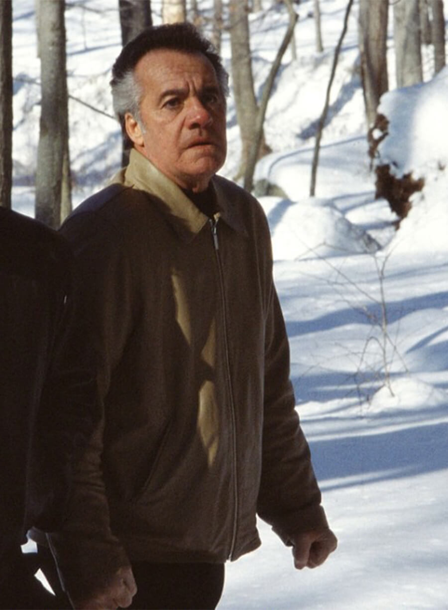 Tony Sirico The Sopranos Paulie Walnuts Gualtieri Beige Leather Jacket