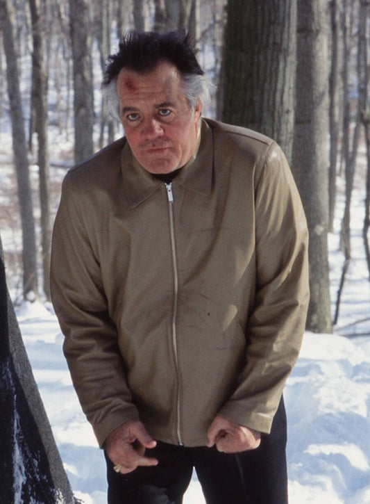 Tony Sirico The Sopranos Paulie Walnuts Gualtieri Beige Leather Jacket