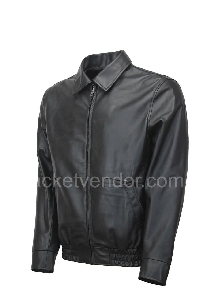 Tony Soprano Black Leather Jacket