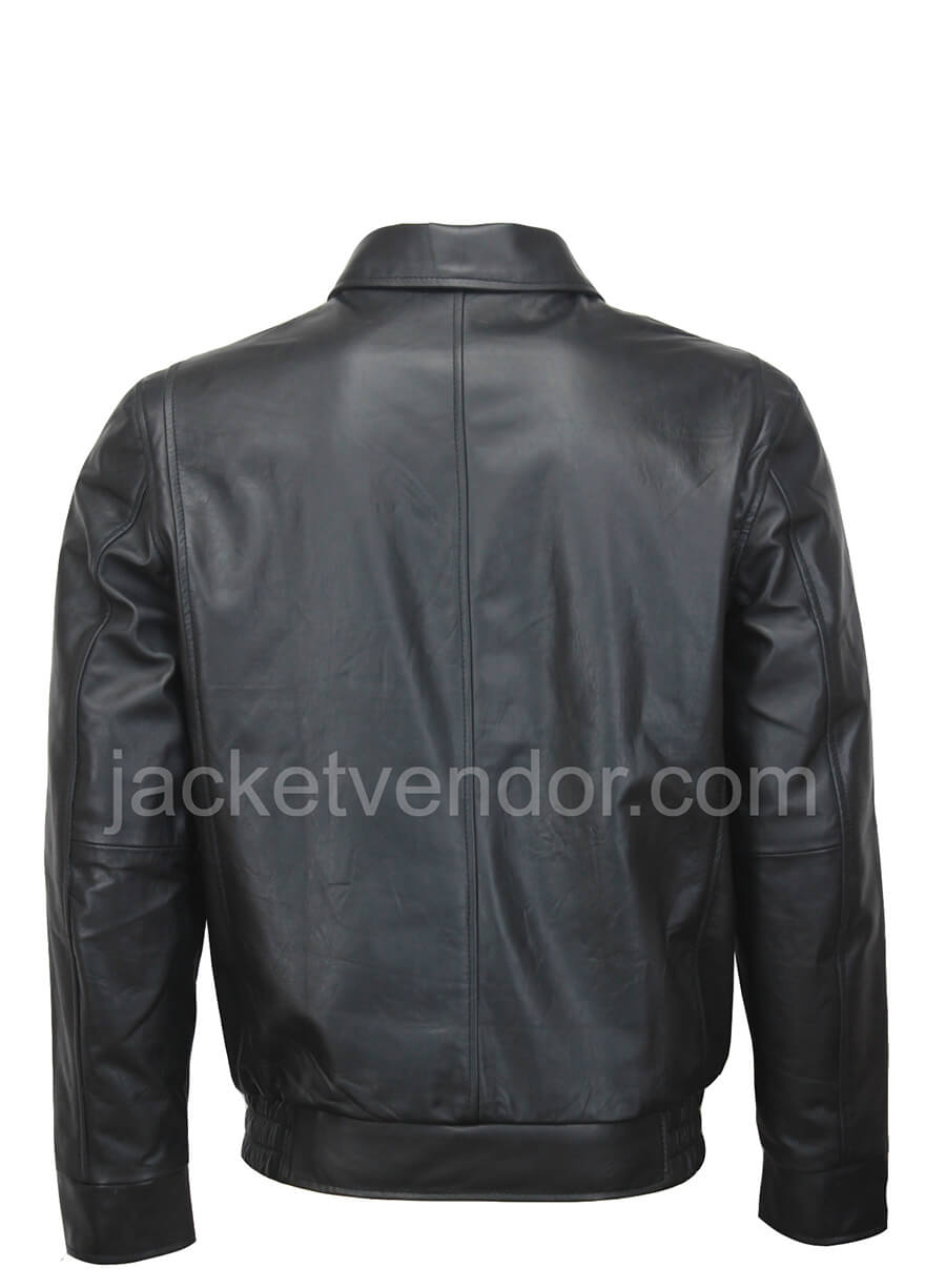 Tony Soprano Black Leather Jacket
