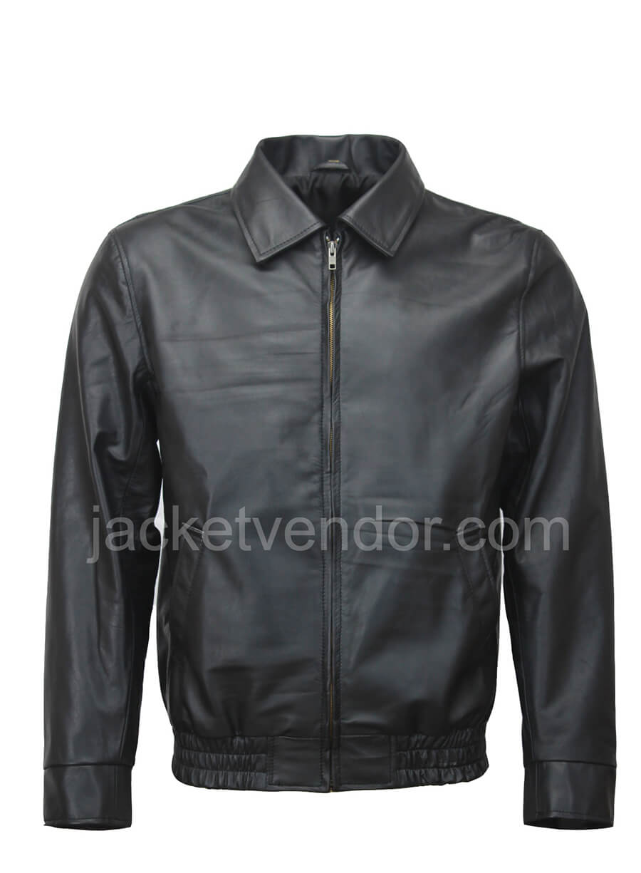 Tony Soprano Black Leather Jacket