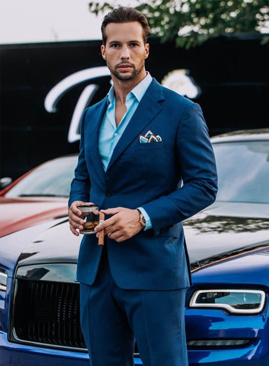 Tristan Tate Top G Blue Suit