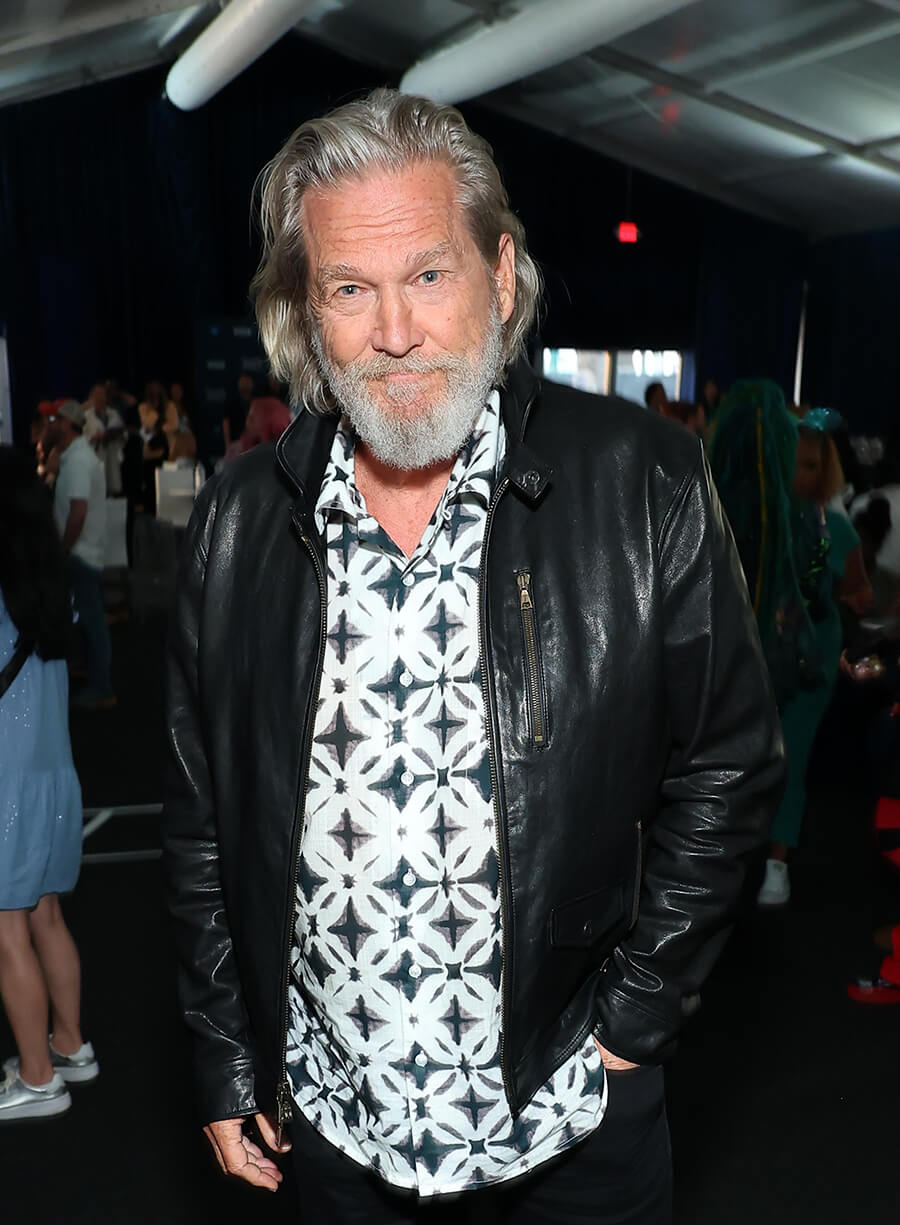 Tron Ares 2025 Event Jeff Bridges Kevin Flynn Black Leather Jacket