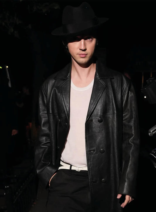 Troye Sivan Met Gala 2026 After Party Leather Coat