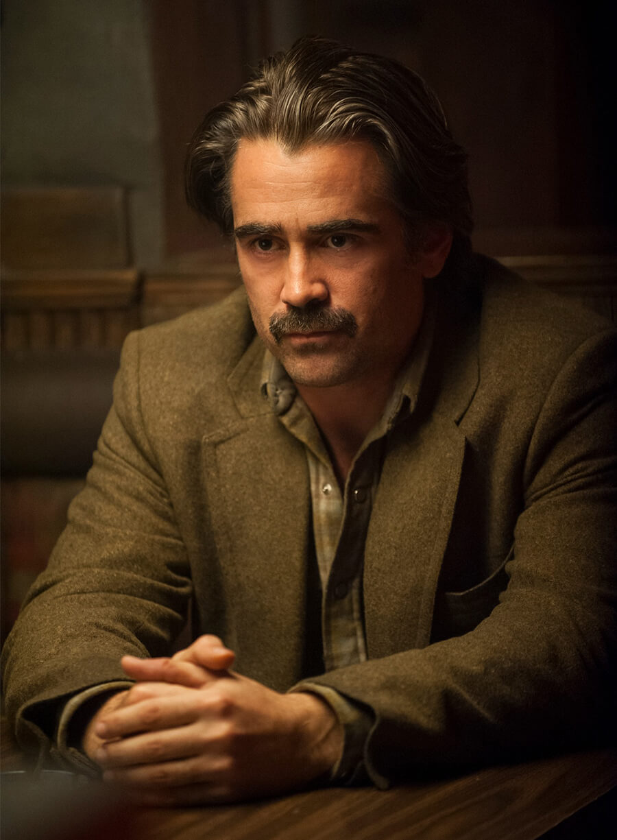 True Detective Colin Farrell Ray Velcoro Grey Wool Blazer