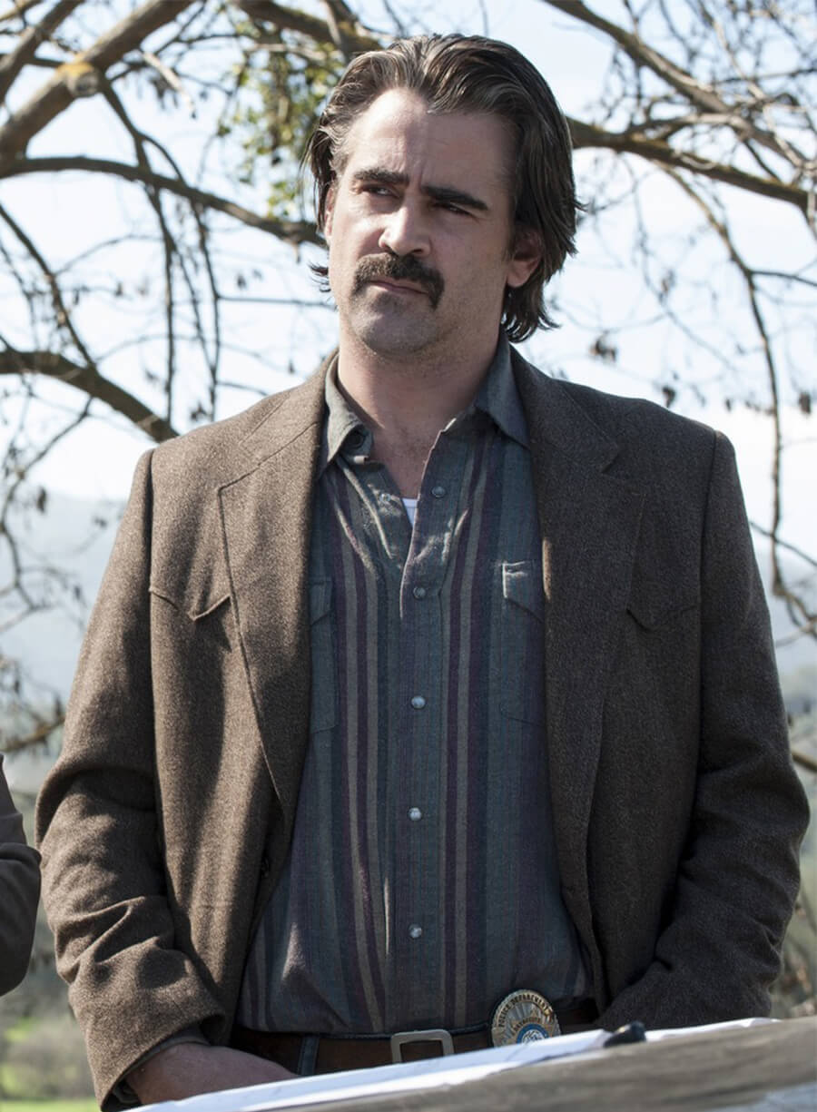 True Detective Colin Farrell Ray Velcoro Grey Wool Blazer