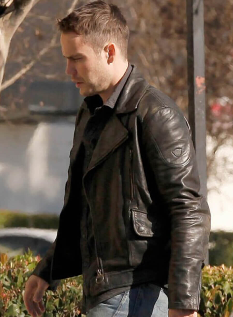 True Detective S02 Paul Woodrugh Black Leather Jacket