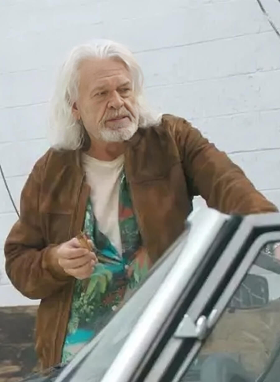 Tv Series Tires Ron White Ron Dobbins Brown Suede Jacket