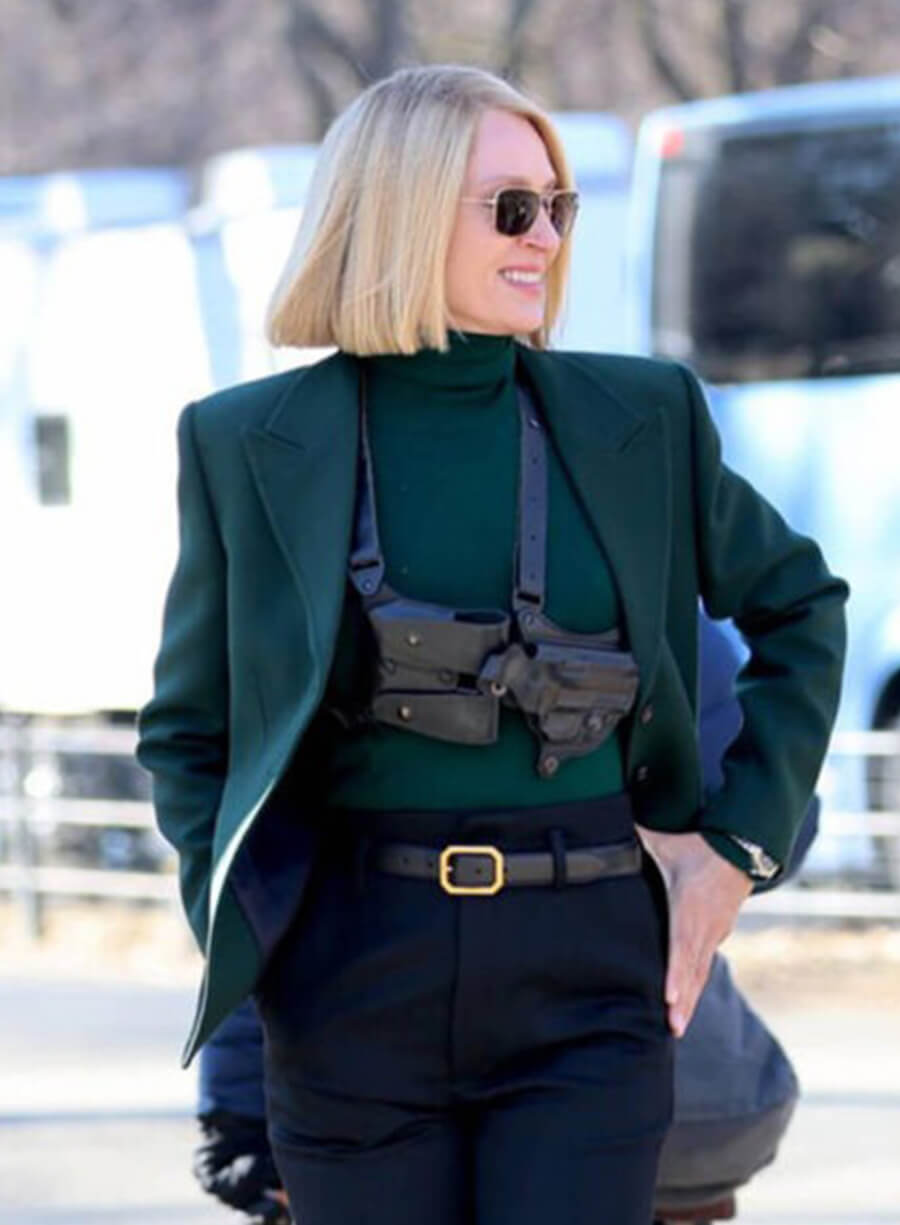 Uma Thurman Dexter: Resurrection 2025 Charley Green Blazer