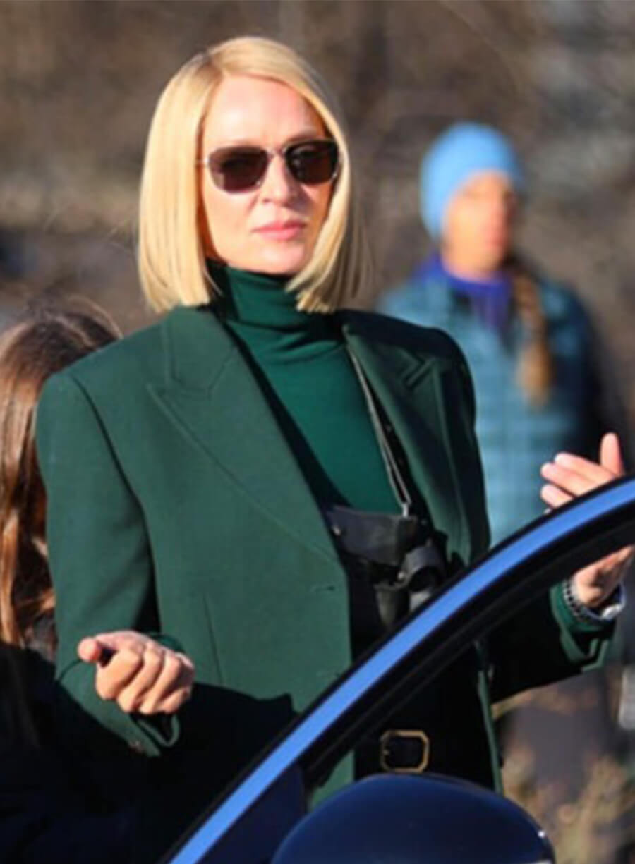 Uma Thurman Dexter: Resurrection 2025 Charley Green Blazer