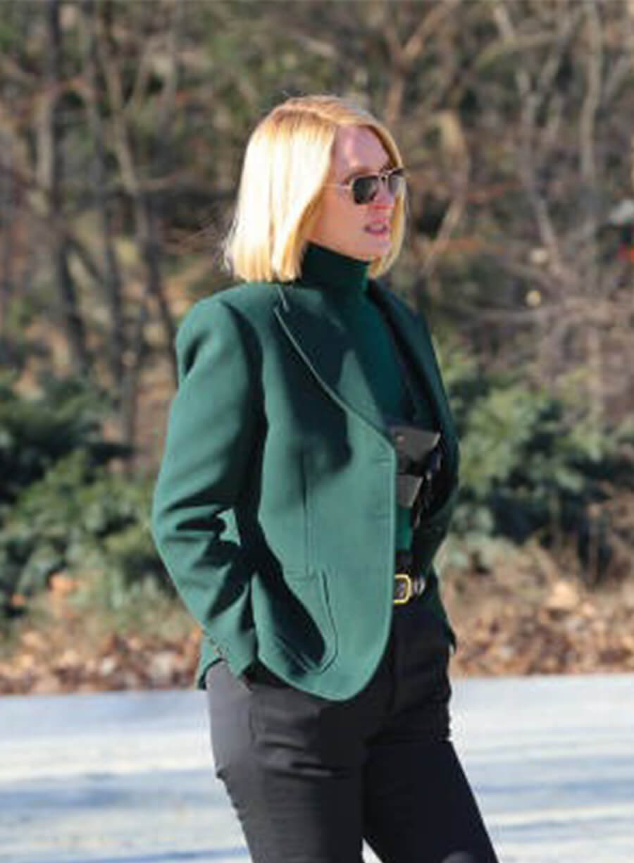 Uma Thurman Dexter: Resurrection 2025 Charley Green Blazer