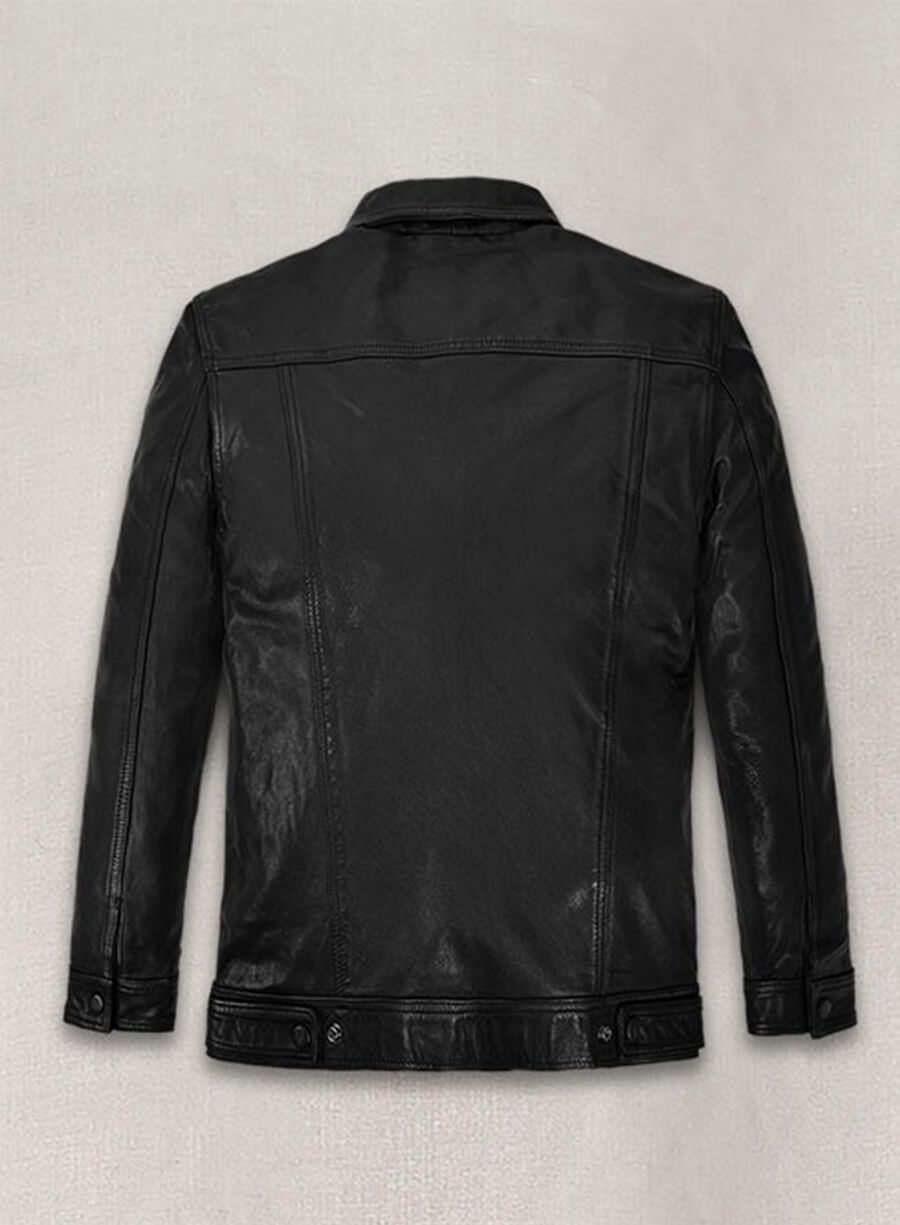 Uncharted 2022 Tom Holland Nathan Drake Black Leather Jacket