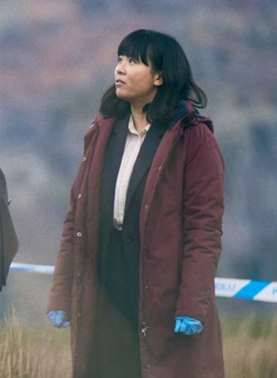 Under Salt Marsh 2026 Naomi Yang Jess Deng Maroon Coat