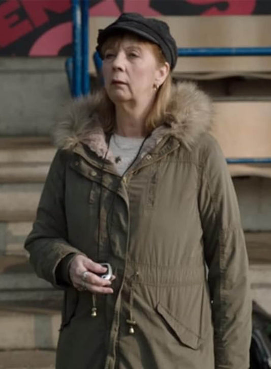 Unforgotten Lizzie Wilton Green Parka Jacket