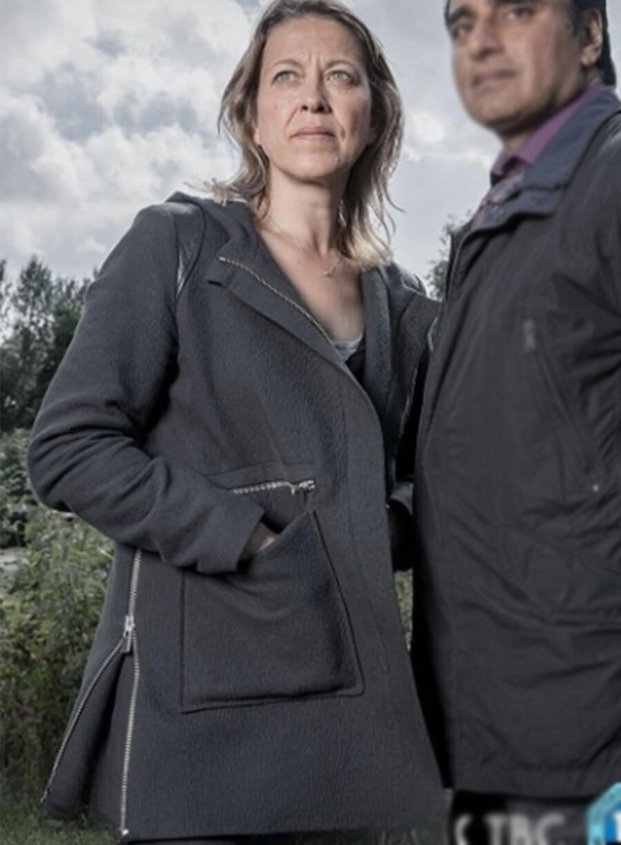 Unforgotten Nicola Walker DCI Cassie Stuart Grey Jacket