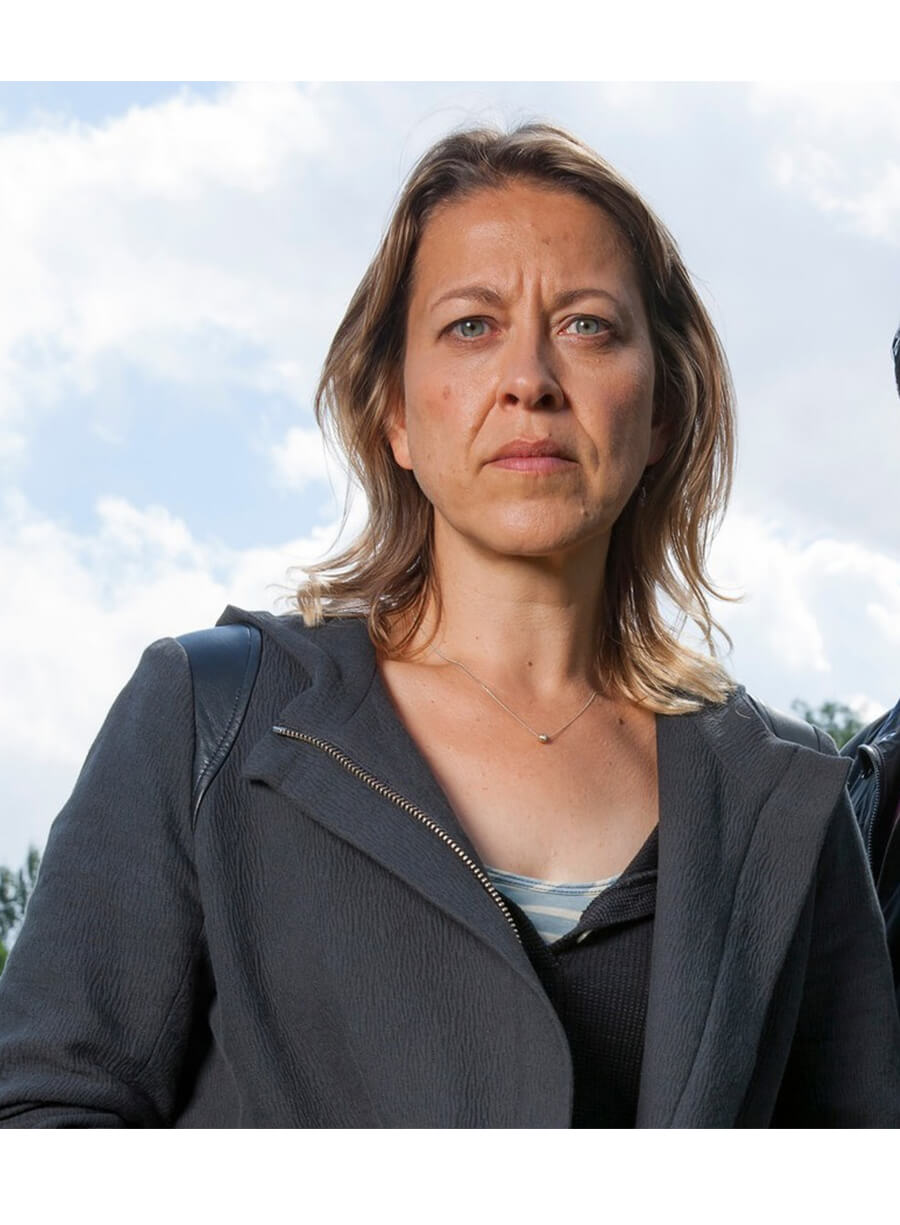 Unforgotten Nicola Walker DCI Cassie Stuart Grey Jacket