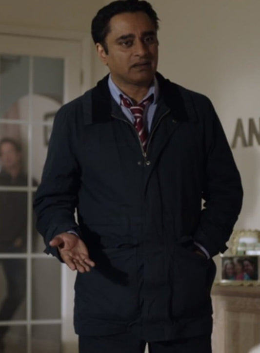 Unforgotten Sunil Sunny Khan Grey Jacket 