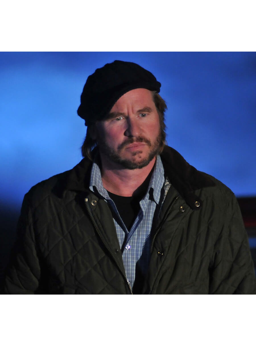 Val Kilmer Double Identity Green Quilted Jacket