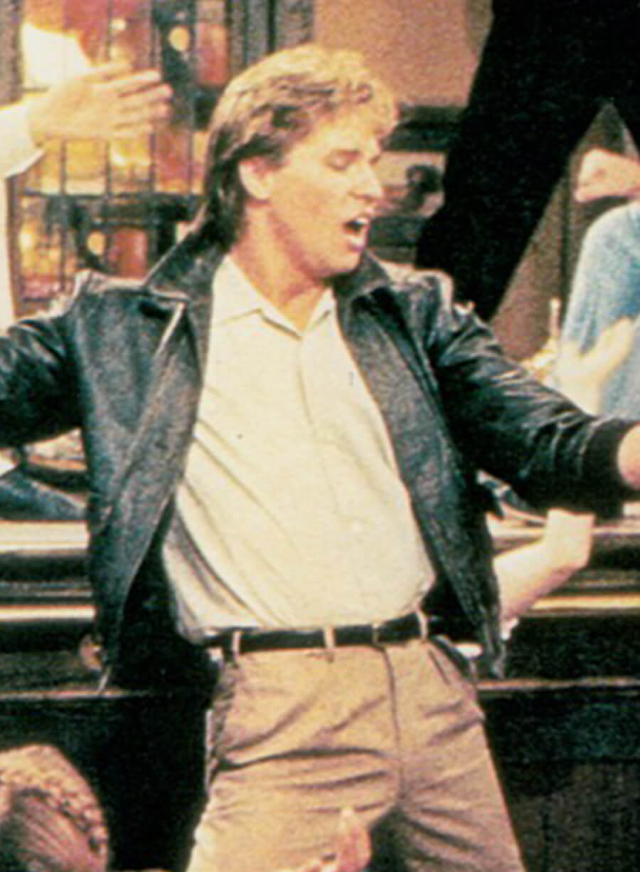 Val Kilmer The Secret Nick Rivers Black Leather Jacket