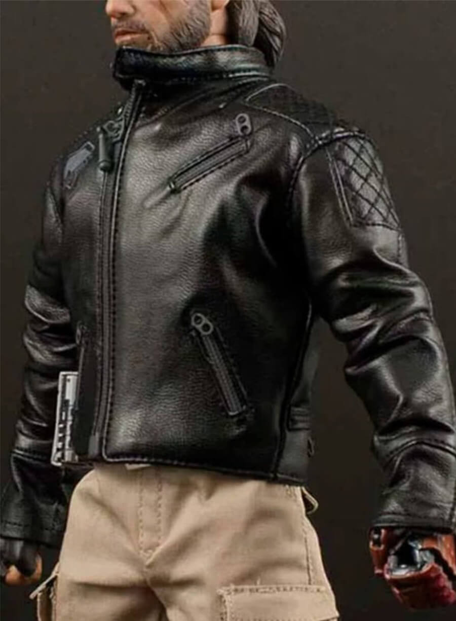 Venom Snake Metal Gear Solid 5 Game Black Leather Jacket