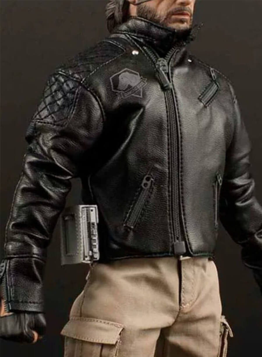Venom Snake Metal Gear Solid 5 Game Black Leather Jacket