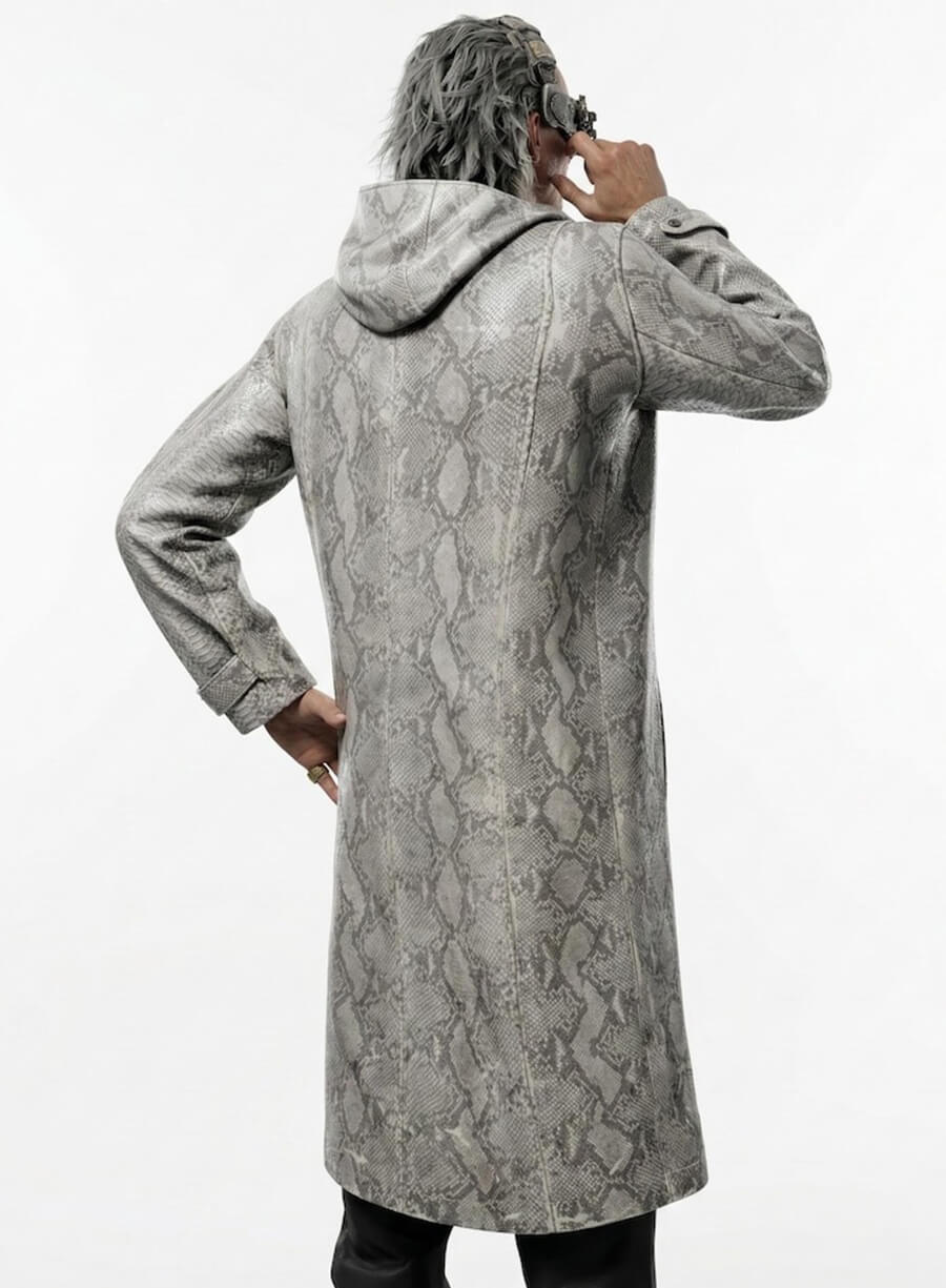 Victor Gideon Resident Evil Requiem RE9 Hooded Leather Coat