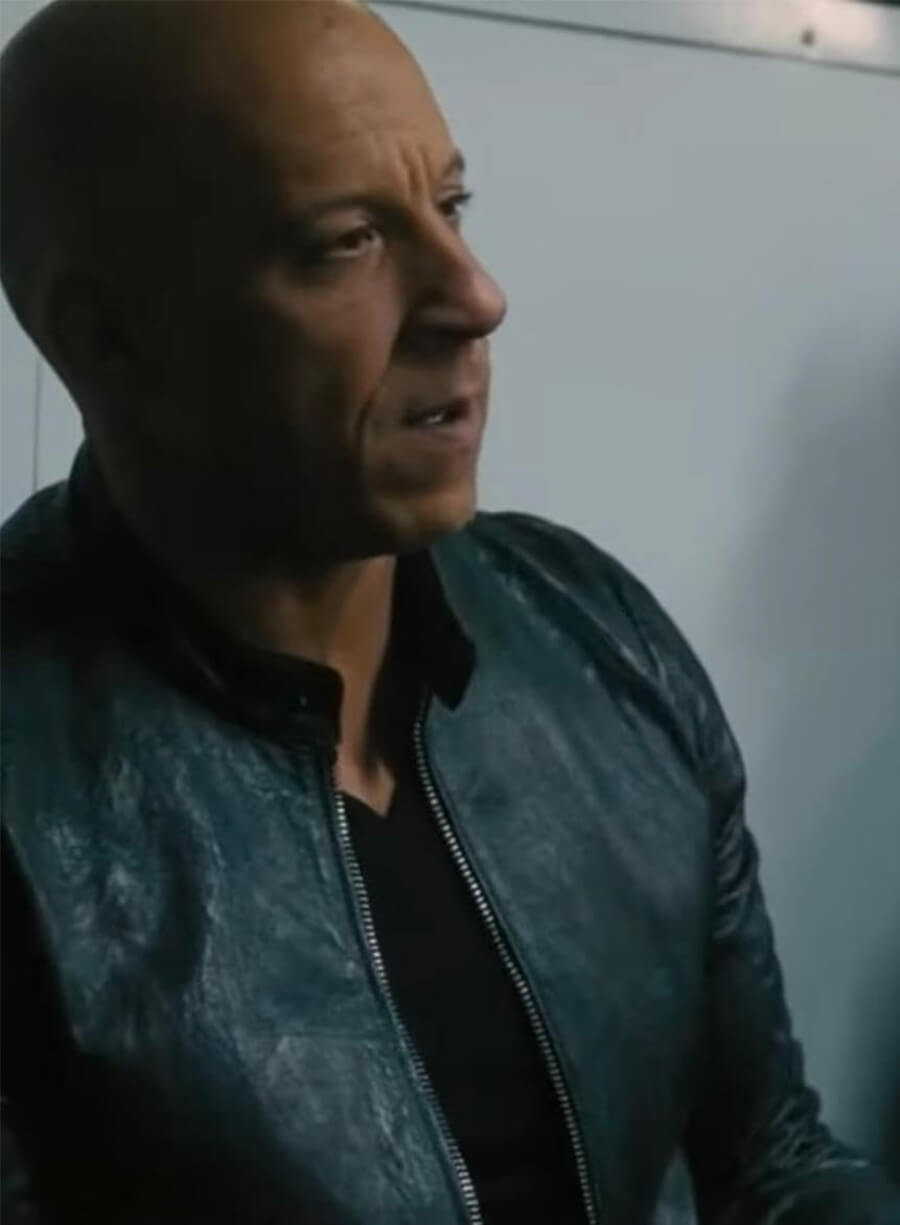 Vin Diesel Fast & Furious 9 Black Leather Jacket