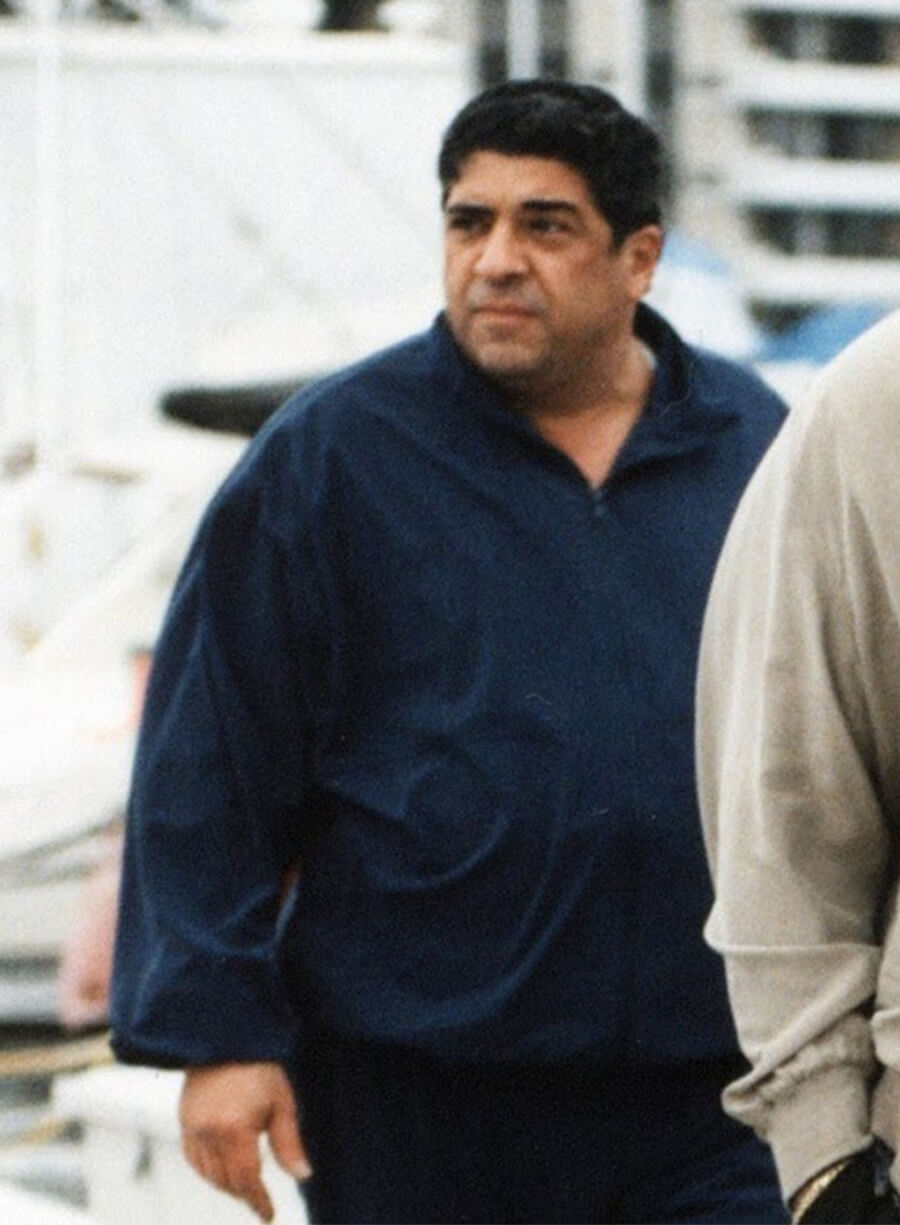 Vincent Pastore The Sopranos Big Pussy Navy Blue Jacket