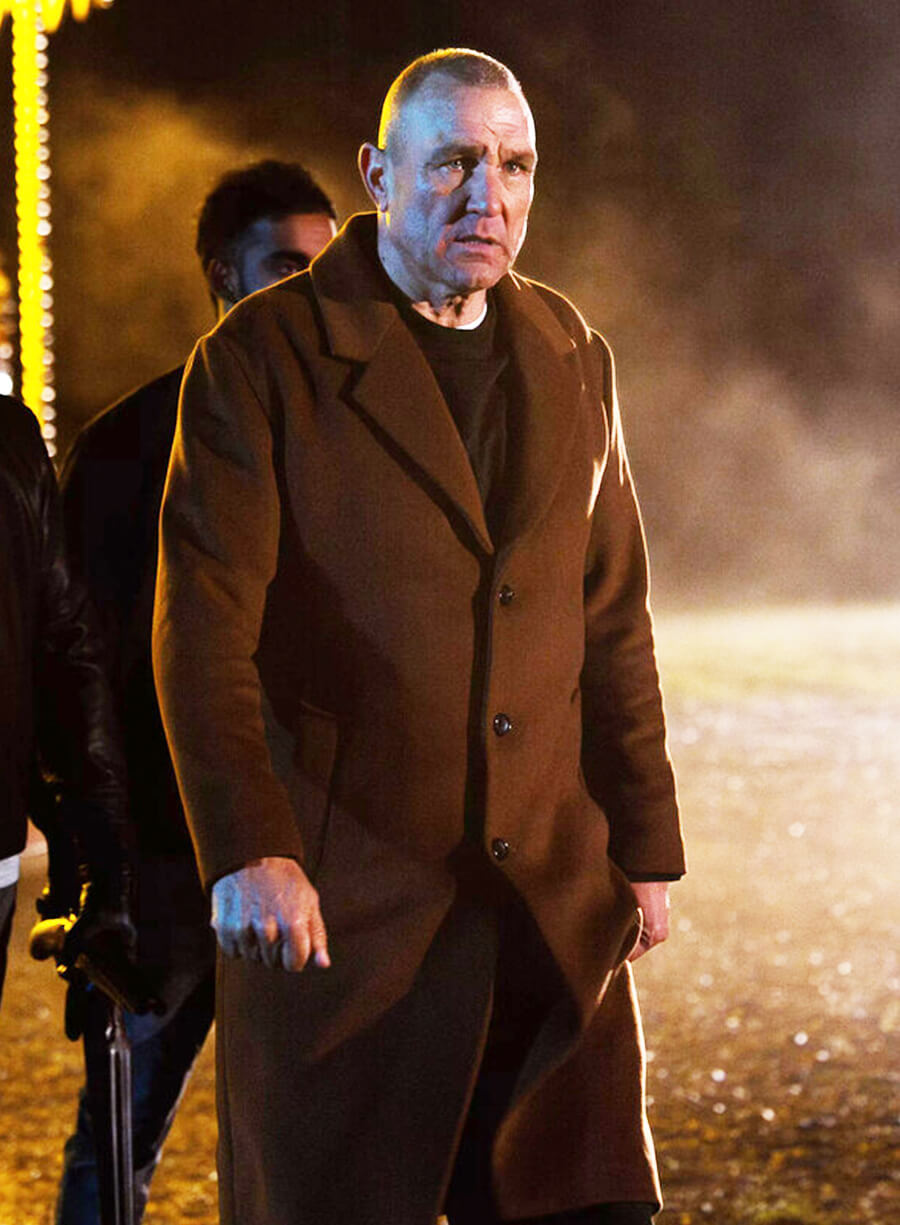 Vinnie Jones Reckless 2026 Trent Brown Wool Coat