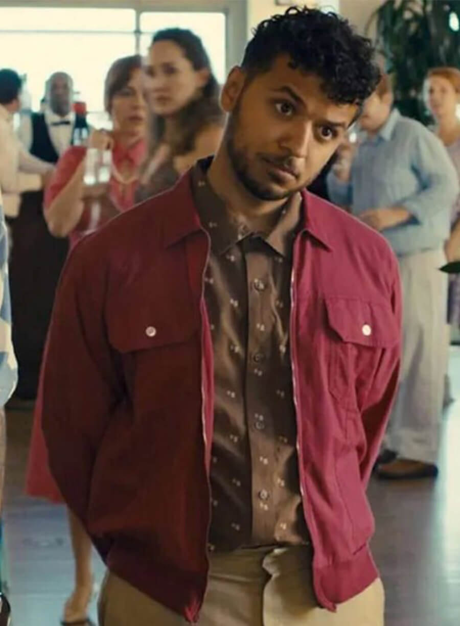 Vinny Thomas Platonic S02 Omar Maroon Jacket