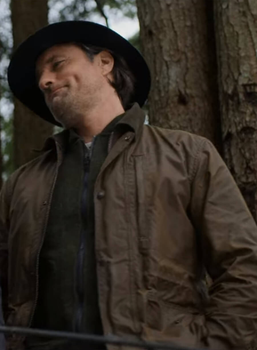 Virgin River S02 Jack Sheridan Brown Cotton Jacket