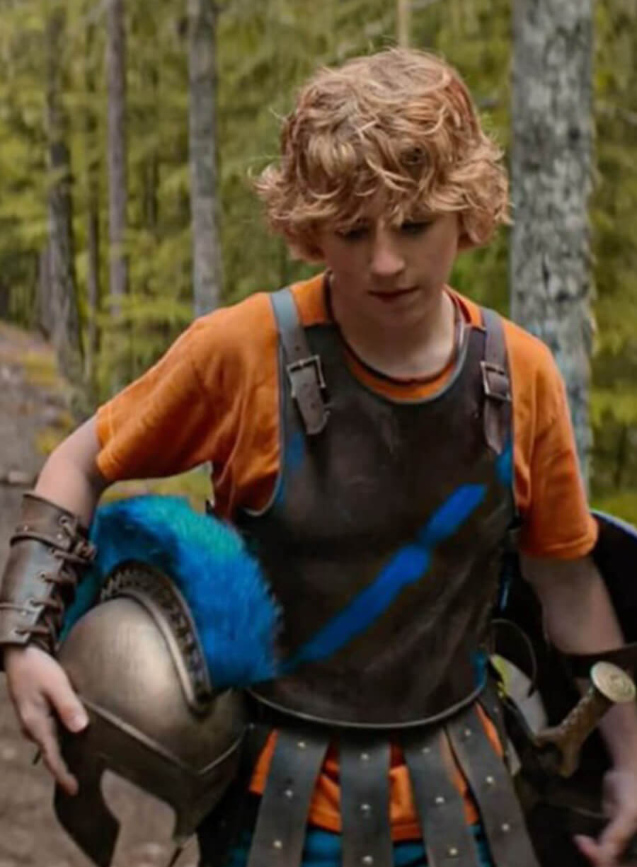 Walker Scobell Percy Jackson and the Olympians 2023 Leather Vest