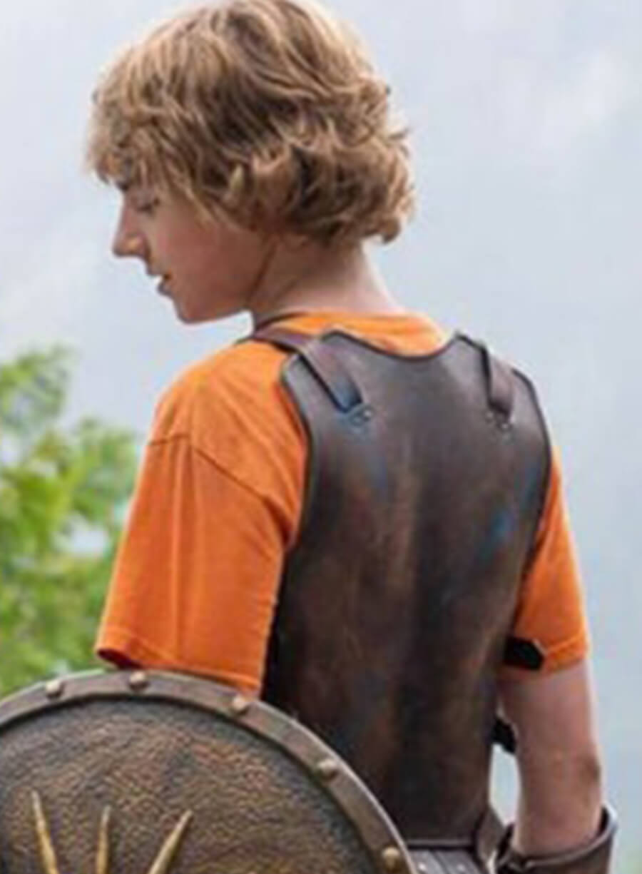 Walker Scobell Percy Jackson and the Olympians 2023 Leather Vest