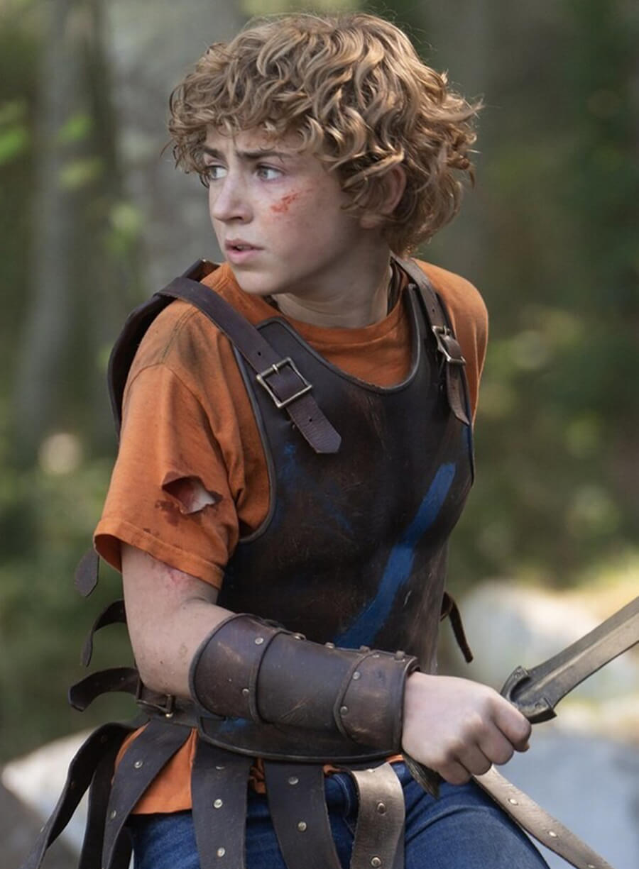 Walker Scobell Percy Jackson and the Olympians 2023 Leather Vest