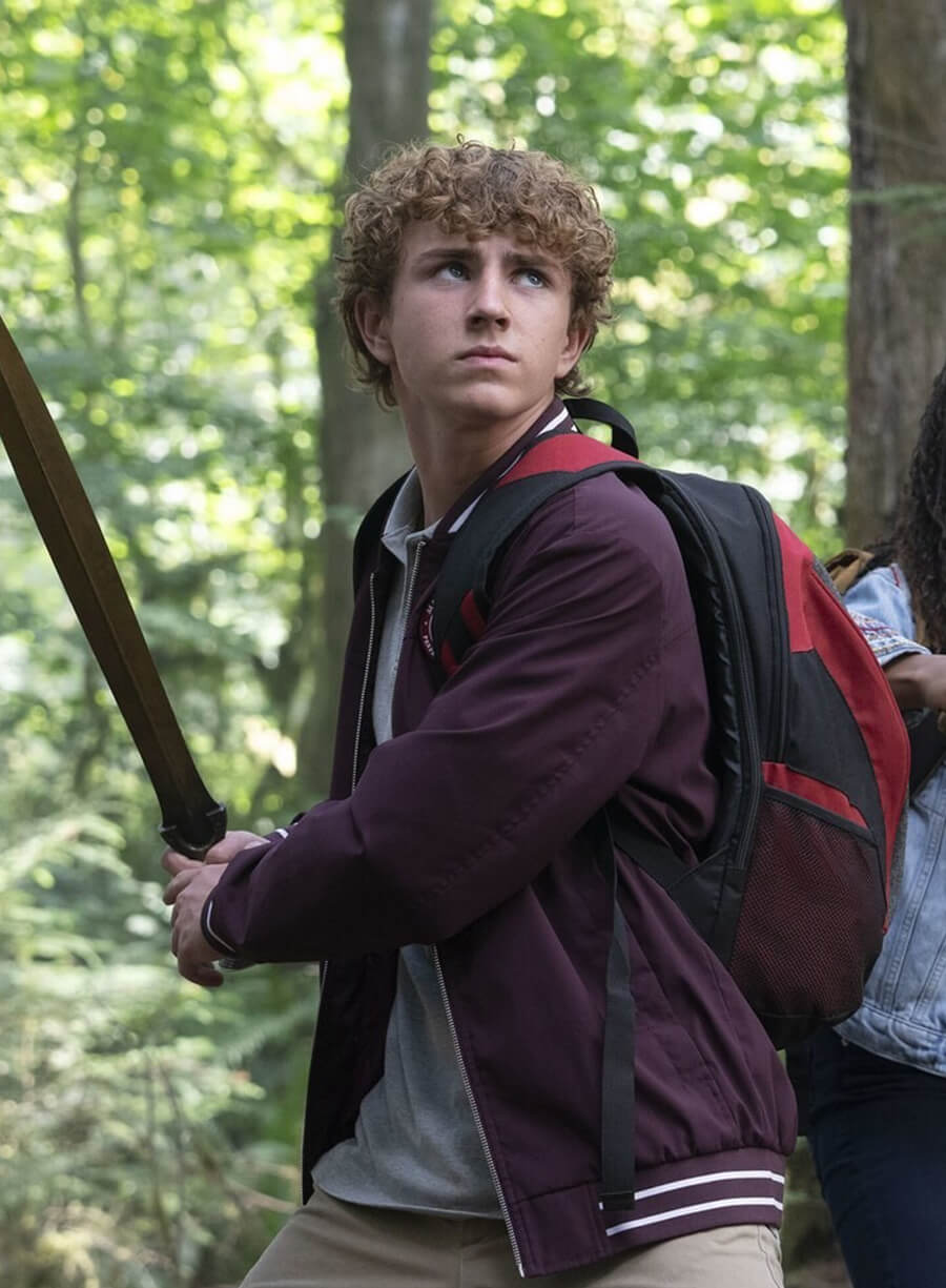 Walker Scobell Percy Jackson and the Olympians Purple Jacket 