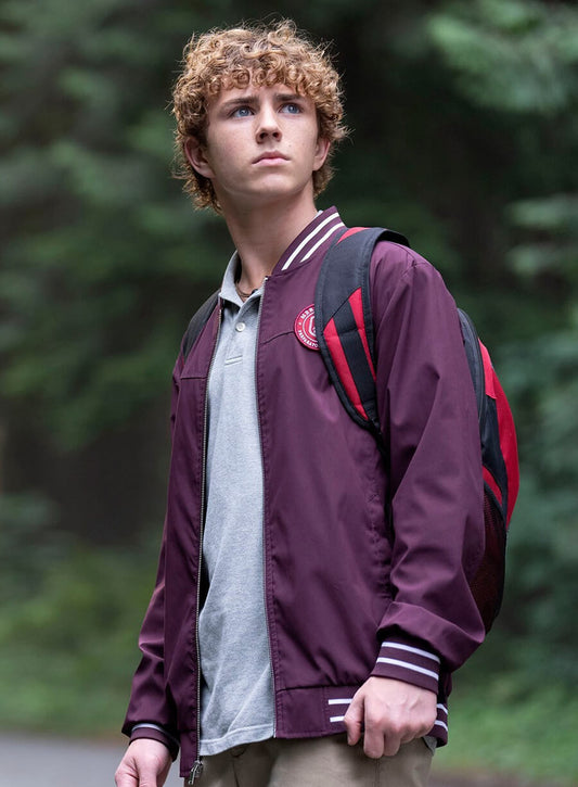 Walker Scobell Percy Jackson and the Olympians Purple Jacket 