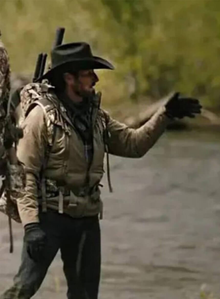 Walker Yellowstone Season5  Beige Cotton Jacket