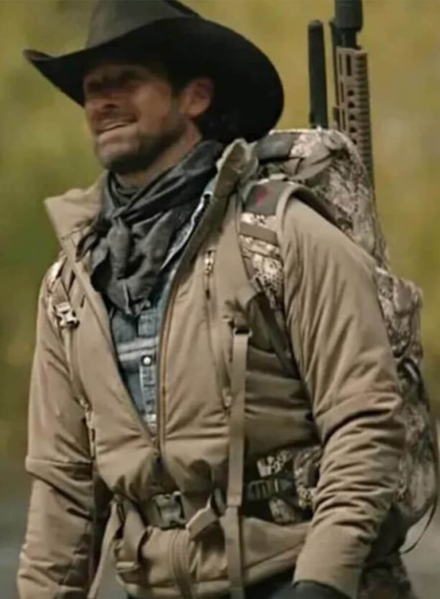 Walker Yellowstone Season5  Beige Cotton Jacket