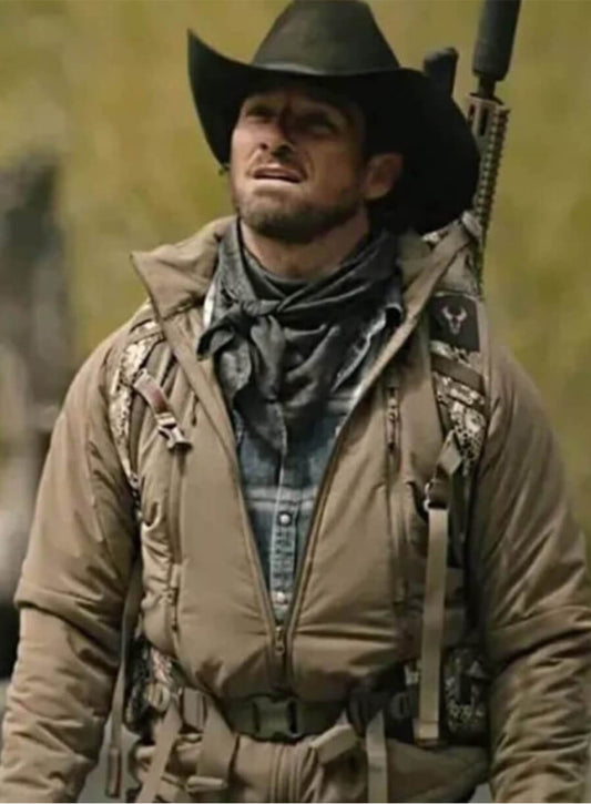 Walker Yellowstone Season5  Beige Cotton Jacket
