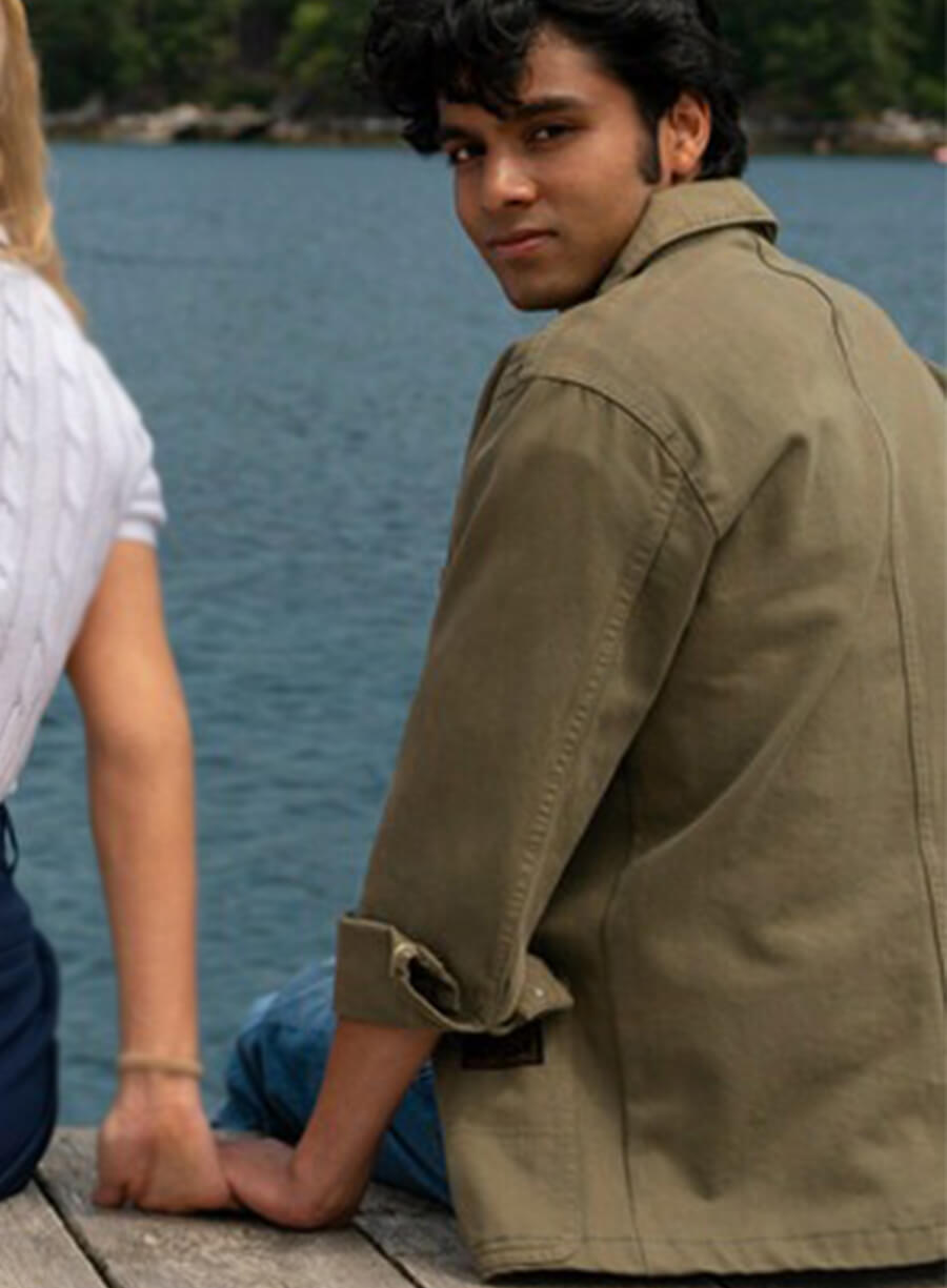 We Were Liars Gat Patil Green Cotton Jacket
