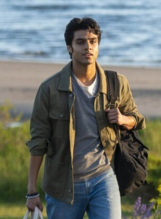 We Were Liars Gat Patil Green Cotton Jacket