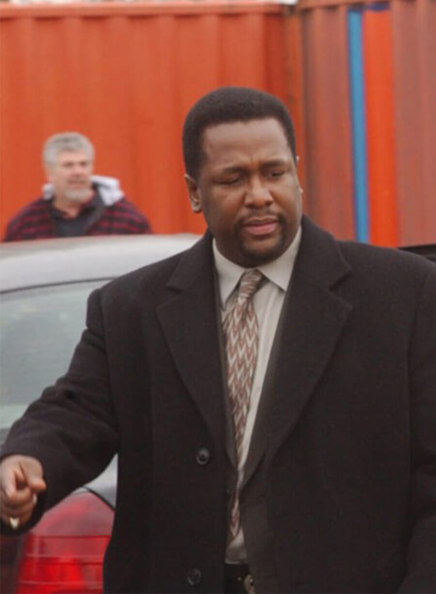 The Wire 2002 Bunk Moreland Black Coat