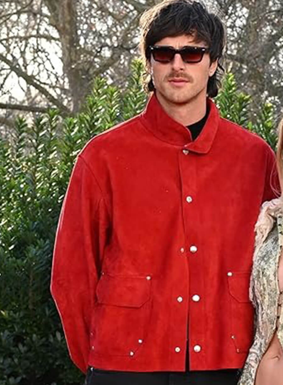 Wuthering Heights 2026 Event Jacob Elordi Red Jacket